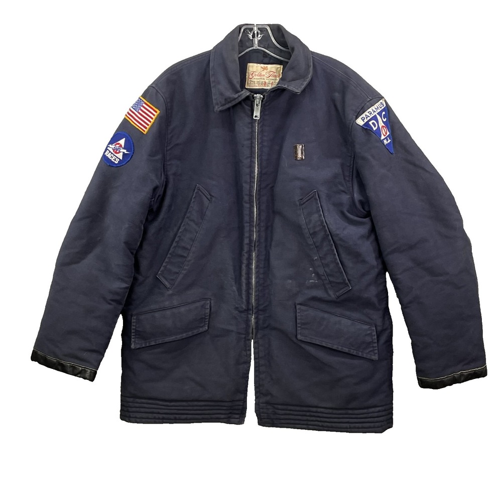 VTG Golden Fleece Industrial Outerwear Jacket Mens XL Quilt Workwear Made in USA